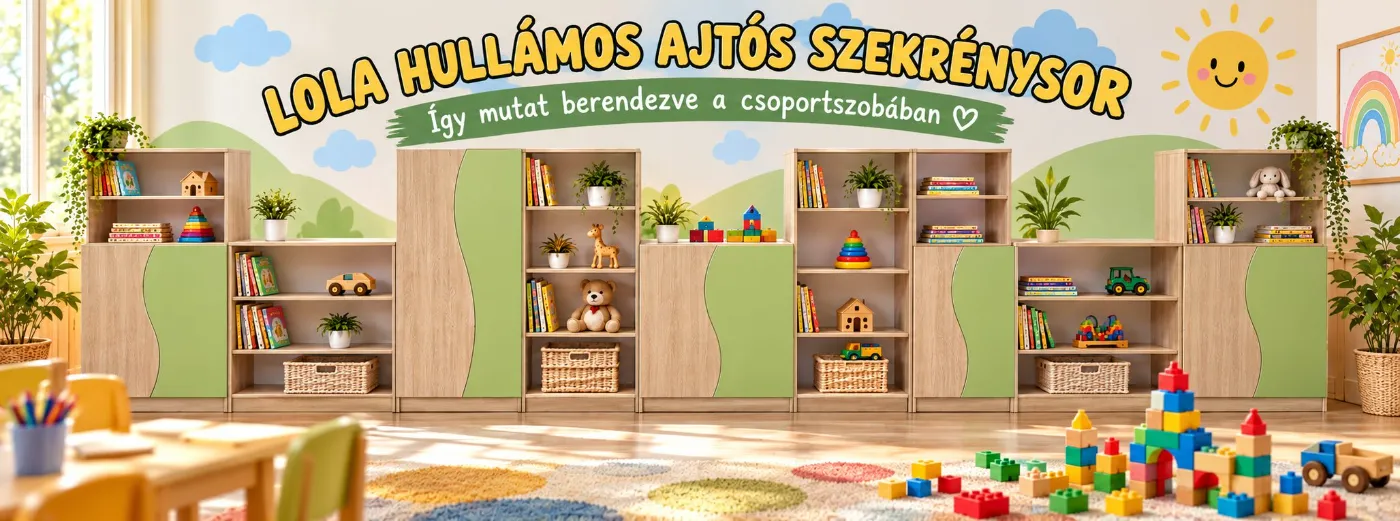 Nyereményjáték: Lola hullámos ajtós szekrénysor
